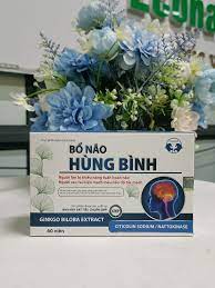 Bổ Não Hùng Bình hộp 60 viên ngày dùng 2v trước khi ngủ